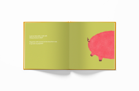 Whose Booty is That? Inner Page Pig French-English Bilingual